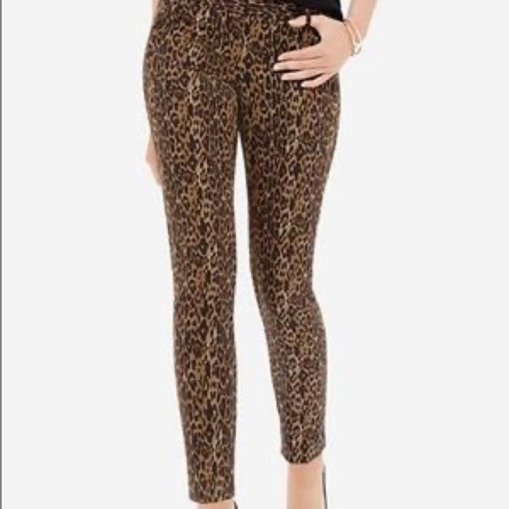 The Limited Ideal Stretch Leopard Print Pants